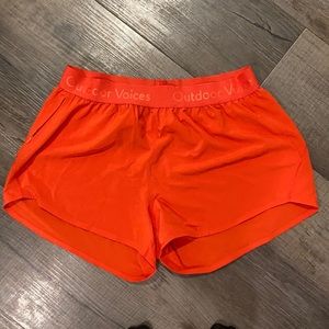 Outdoor Voices 3” Relay short- Orange